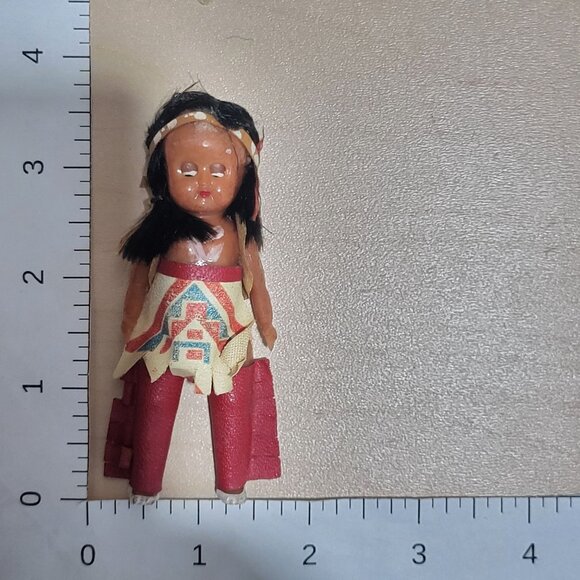 Vintage Native American Indian Doll Open Close Eyes - Picture 9 of 9